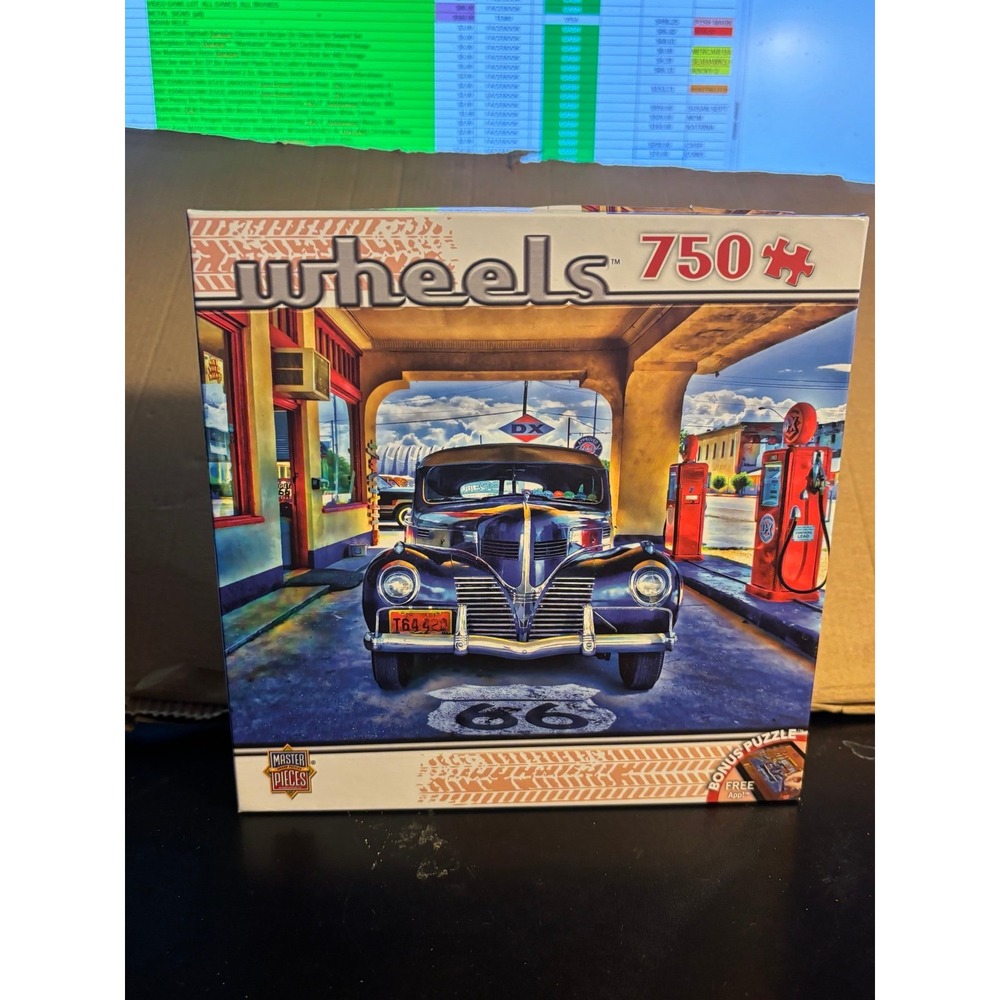 MasterPiece. Kicks on Route 66. 750 Piece Puzzle 51417 Linda Berman